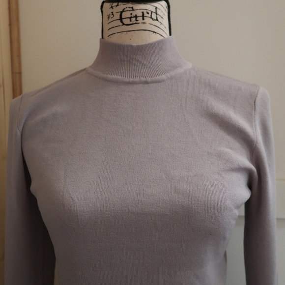 Mock Neck Bell Sleeve Top - Picture 6 of 6